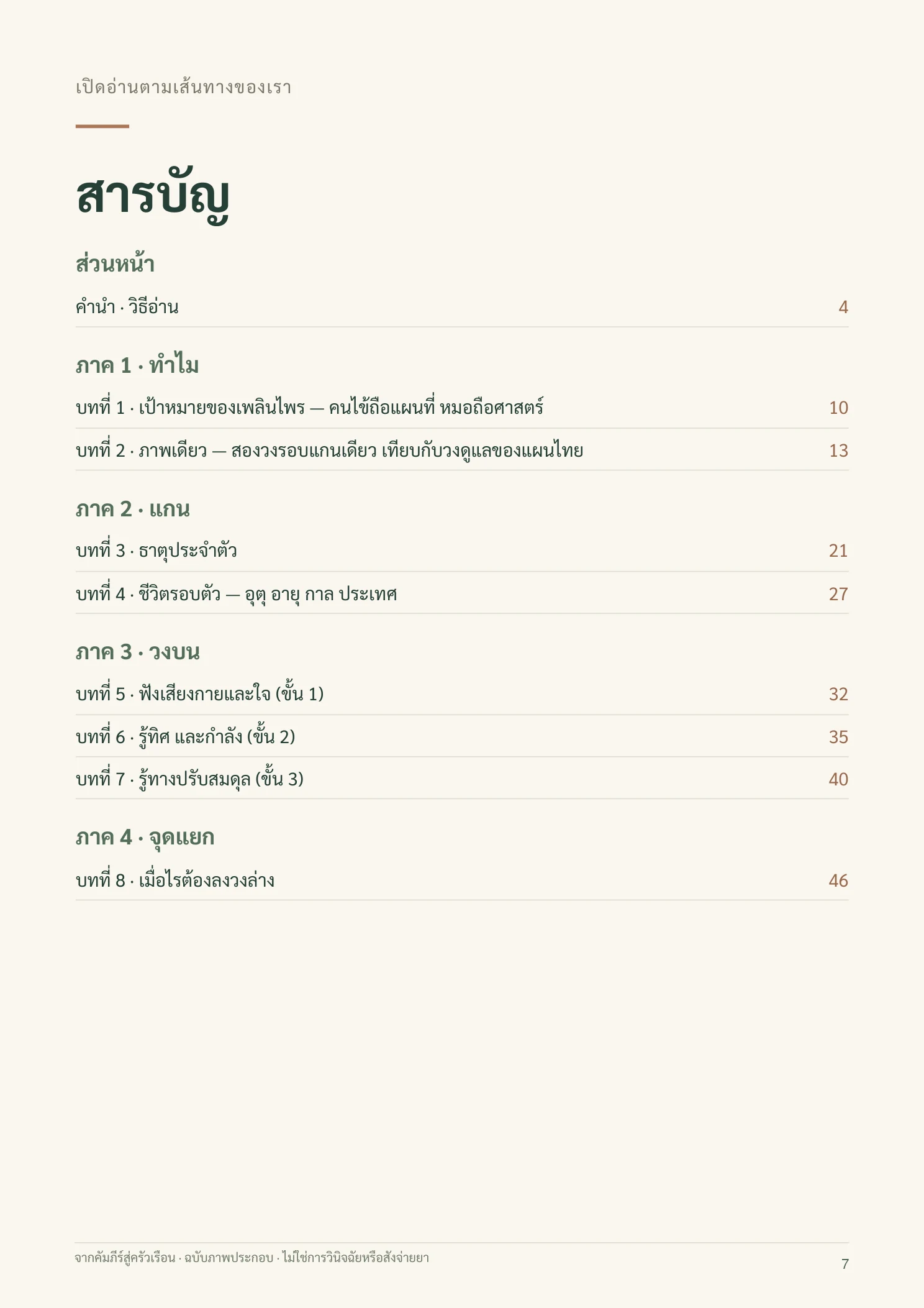 จากคัมภีร์สู่ครัวเรือน หน้า 7 จาก 109
