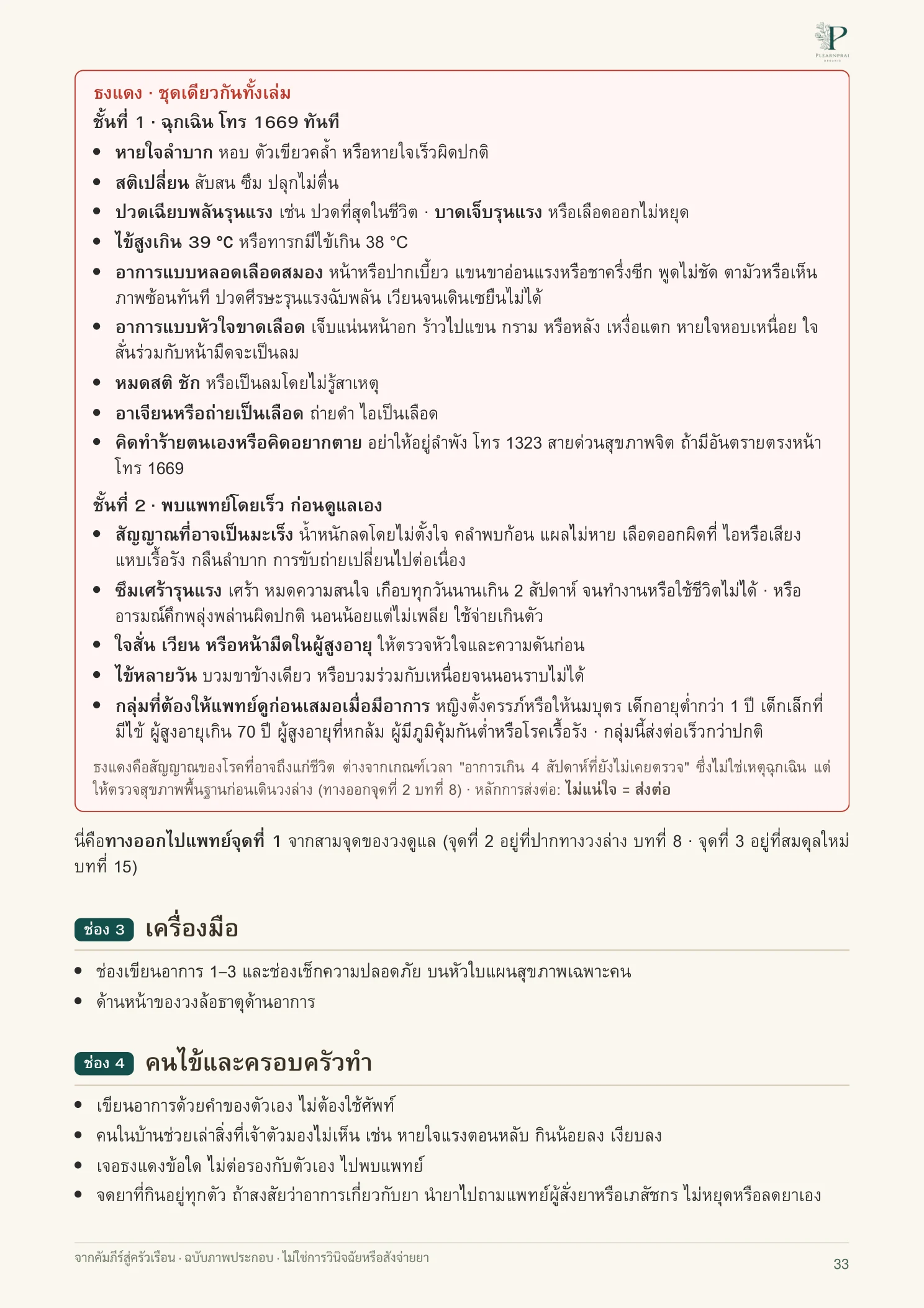 จากคัมภีร์สู่ครัวเรือน หน้า 33 จาก 109