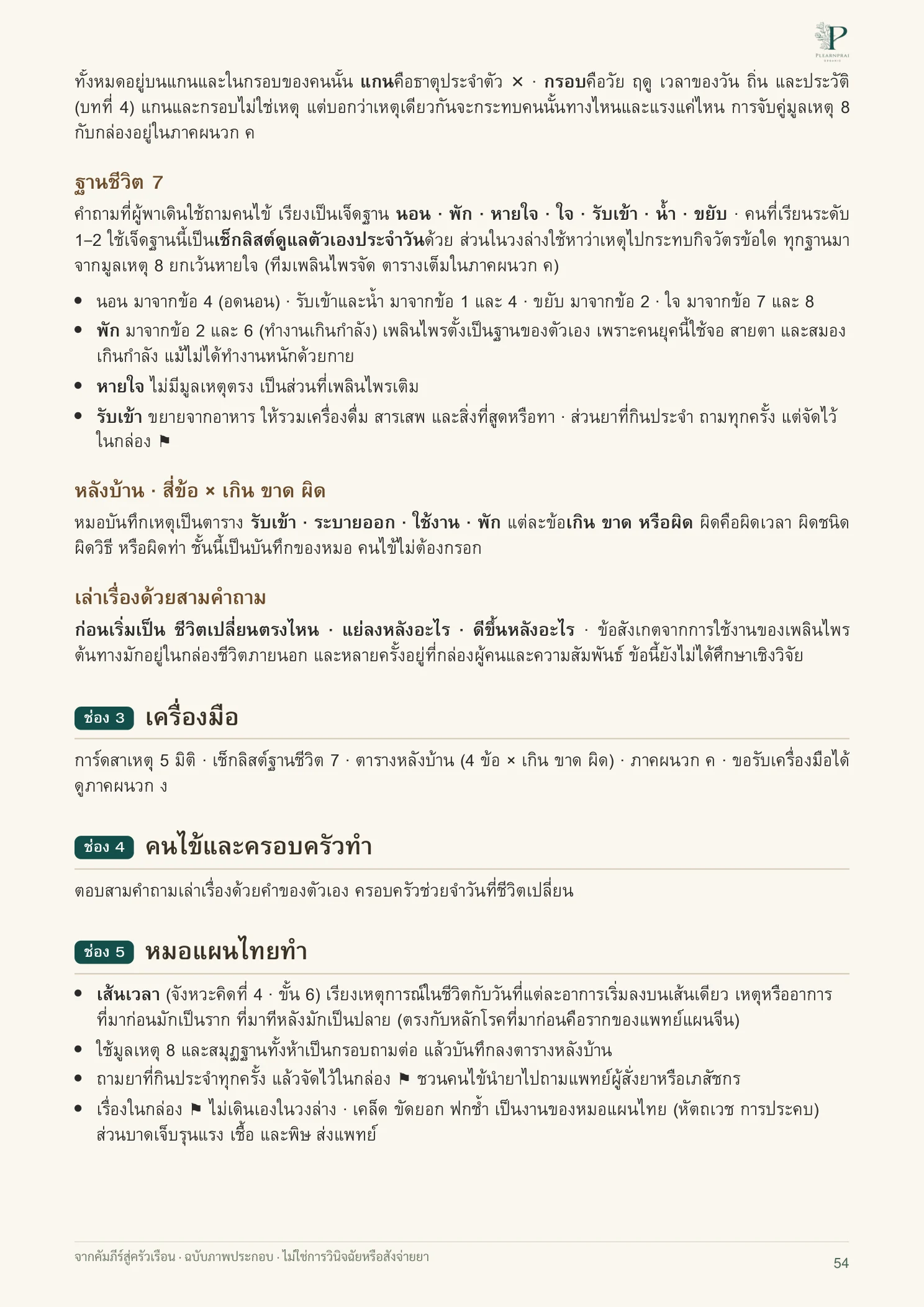 จากคัมภีร์สู่ครัวเรือน หน้า 54 จาก 109