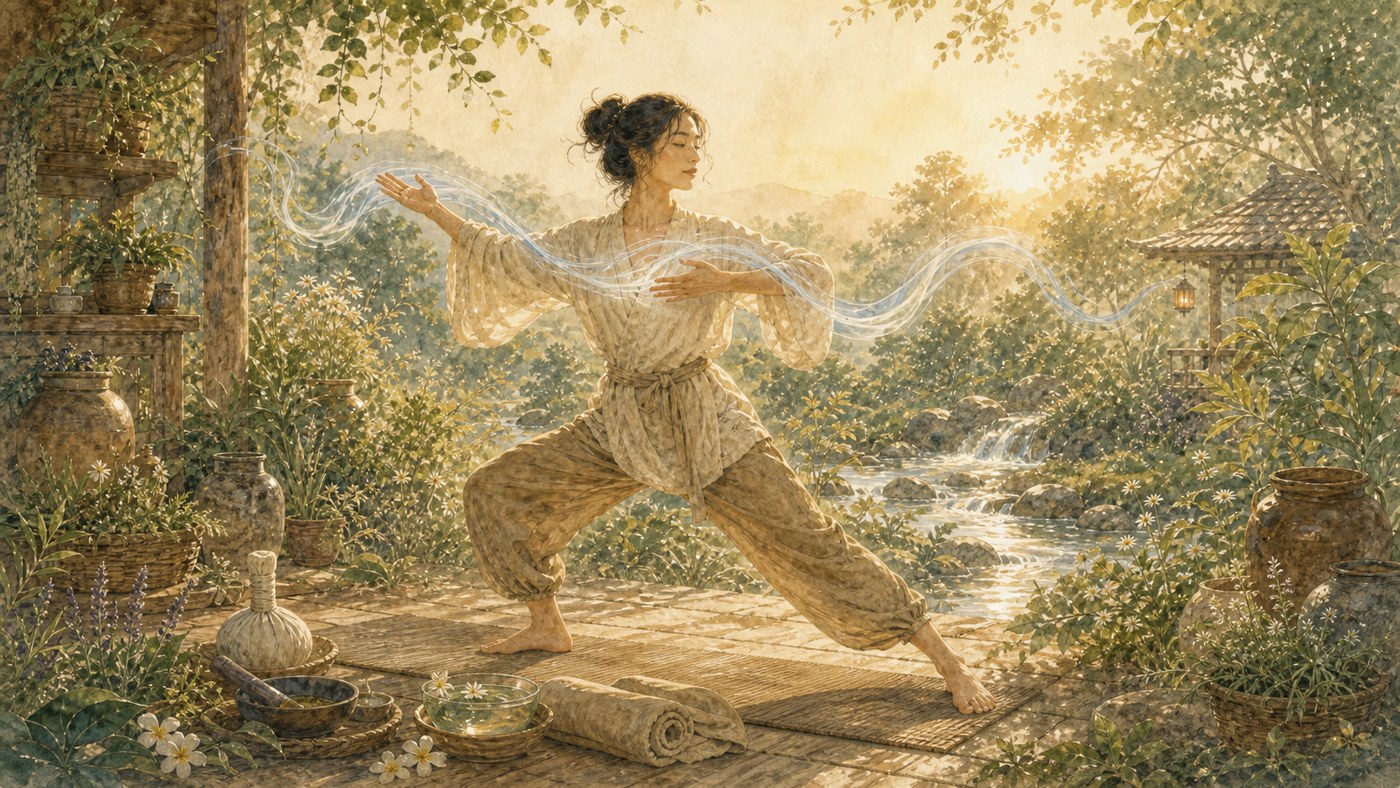 Original Plearnprai watercolour for 12 · Care Through the Body