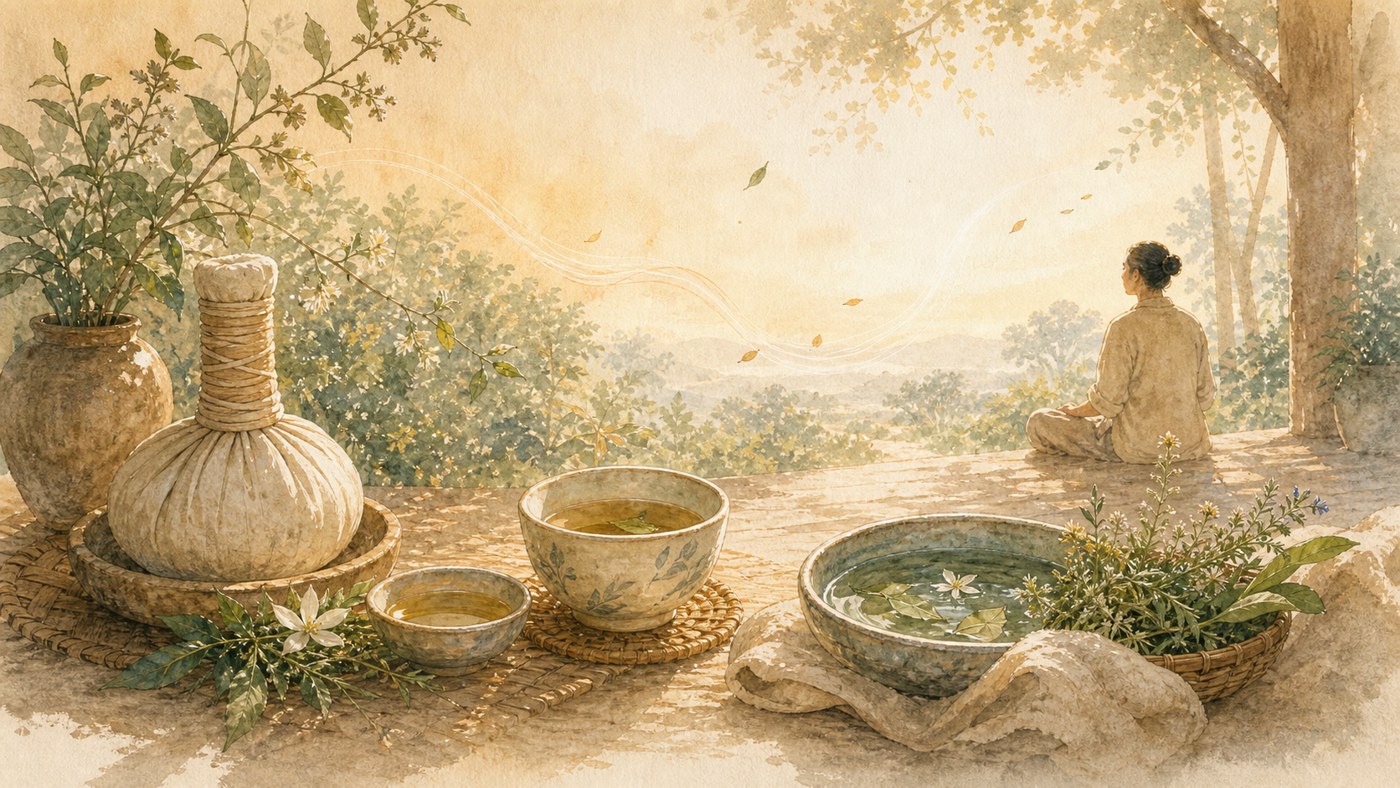 15 · Choosing Complementary Approaches — original Plearnprai watercolour illustration