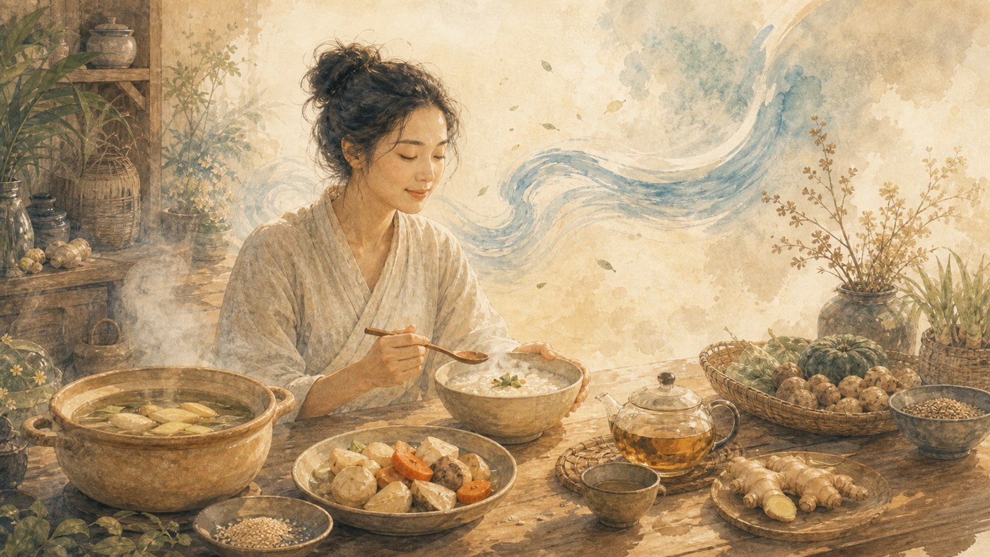 Original Plearnprai watercolour for 4 · Meals through the Wind Portrait
