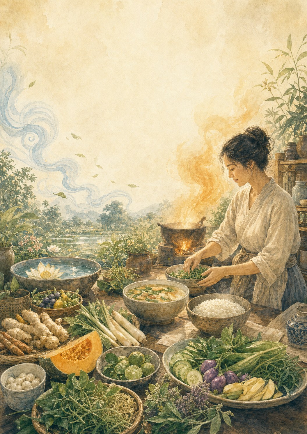 Original Plearnprai watercolour cover