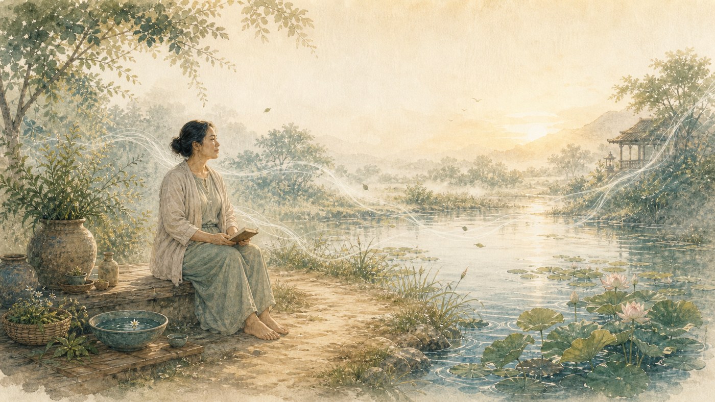 Original Plearnprai watercolour for Introduction — This Book Is for Us