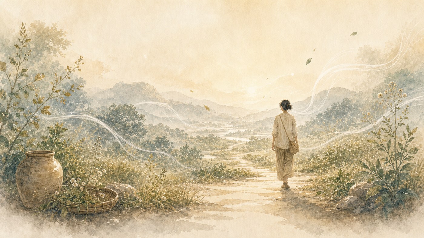 Closing · Our Capacity for Change — original Plearnprai watercolour illustration