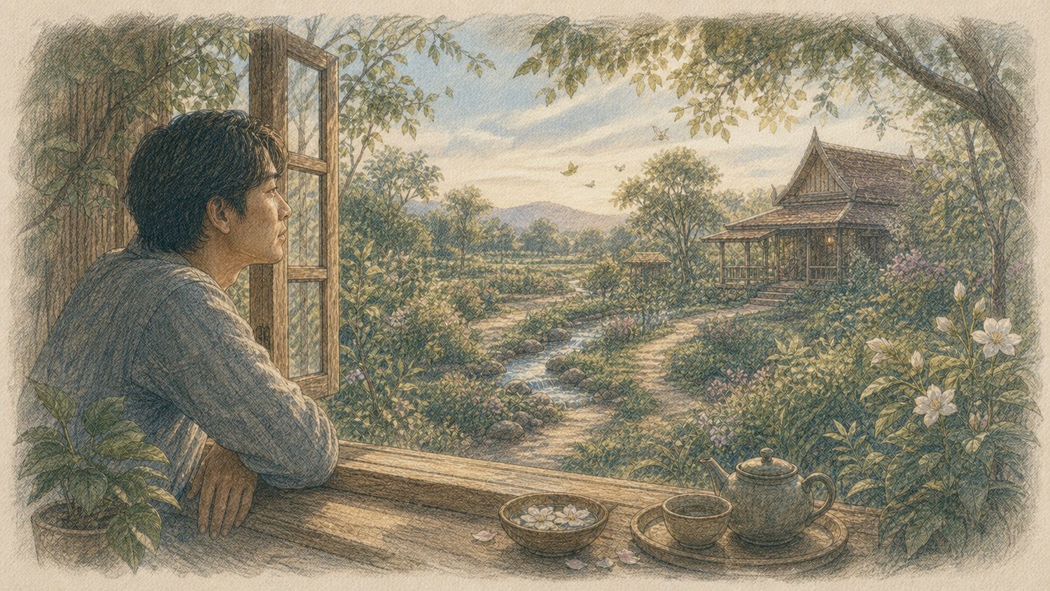 ภาพประกอบ บทนำ — ประตูบานเดียวที่เราใช้มองโลก