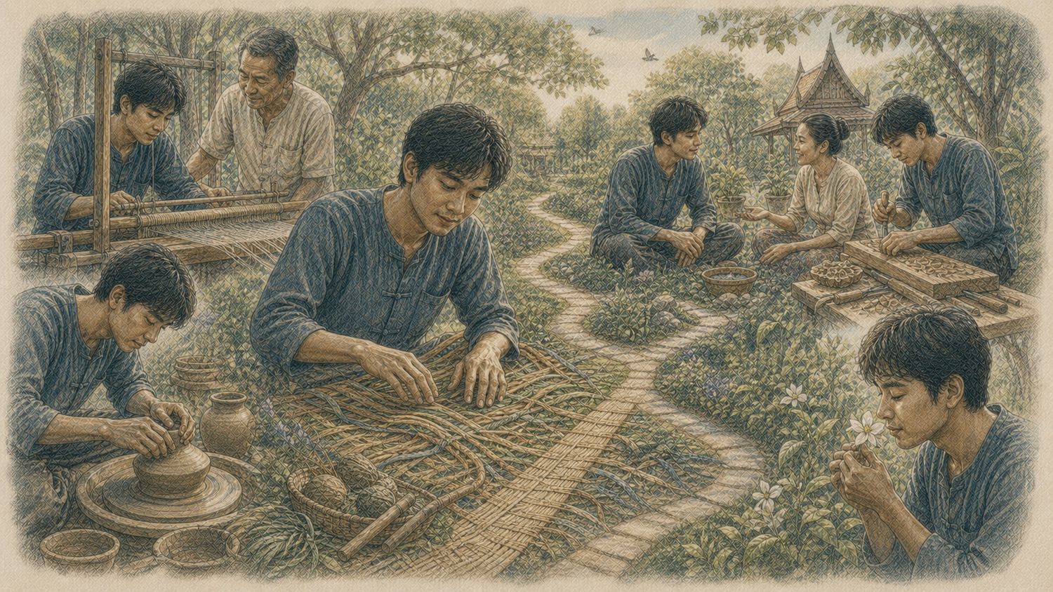 ภาพประกอบ บทที่ 1 — สมองไม่ใช่คอมพิวเตอร์ในกะโหลก