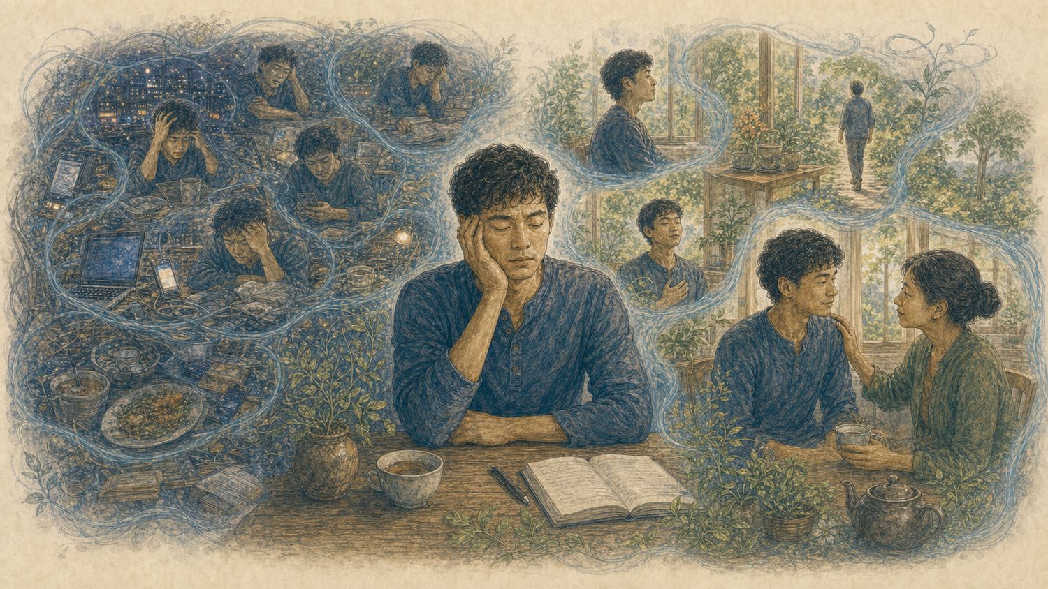 ภาพประกอบ บทที่ 9 — เมื่อสมองเสียสมดุล