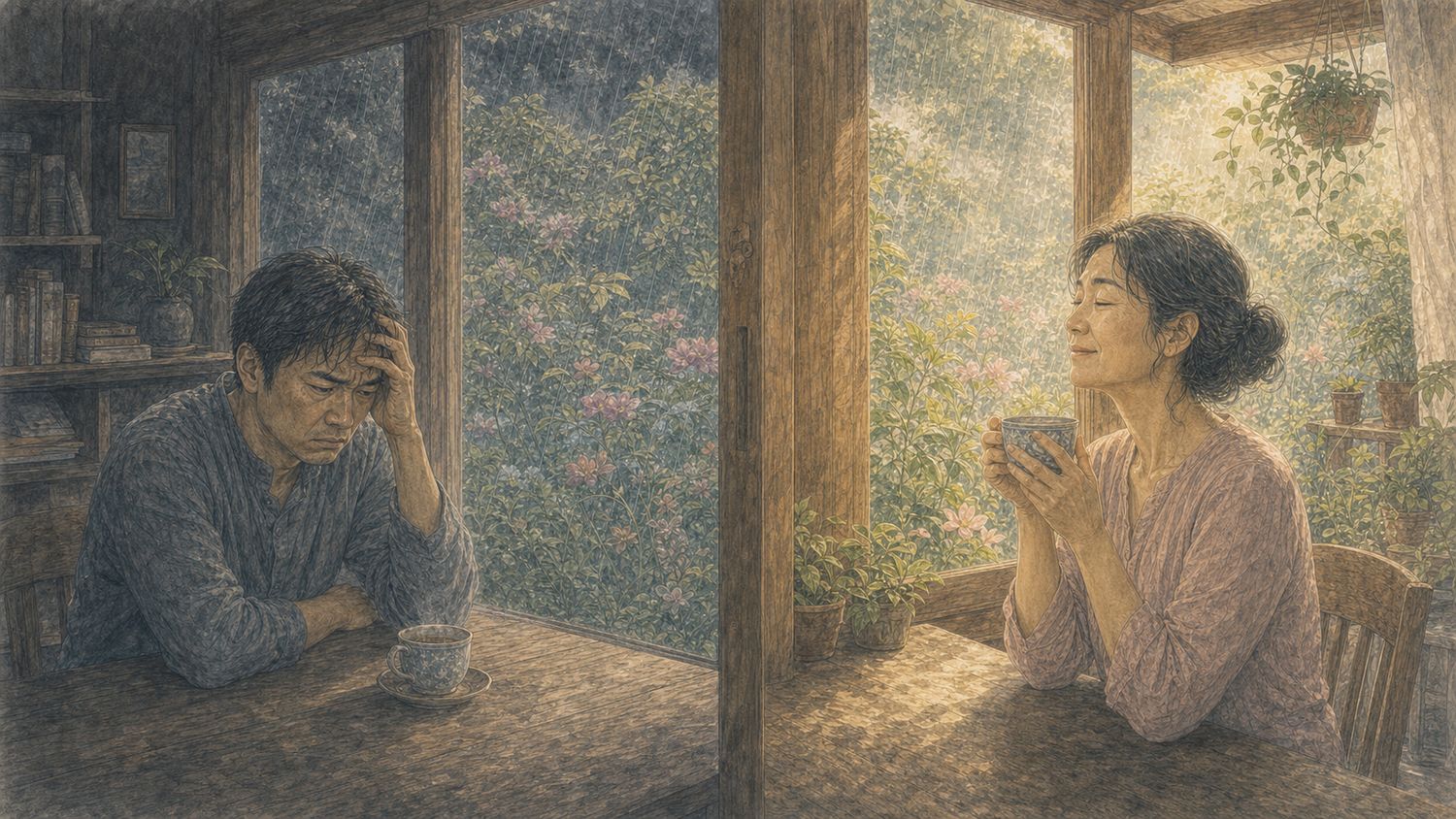 ภาพประกอบ บทที่ 2 — ความสุขสัมพันธ์กับวิธีที่ใจรับรู้