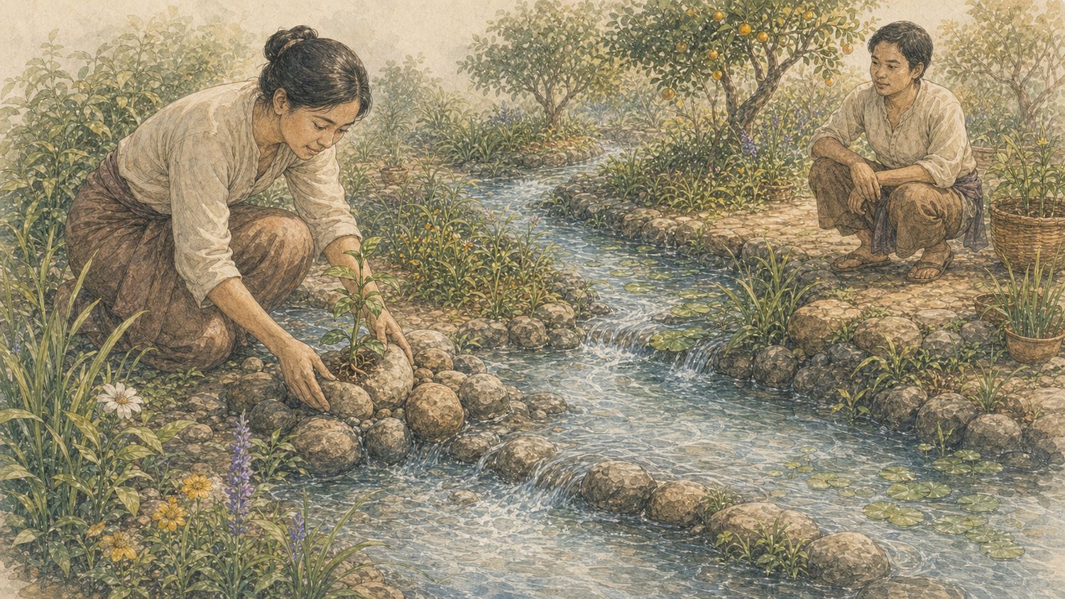 ภาพประกอบ บทที่ 5 — โดมิโนตัวแรก และกฎทองสองข้อ