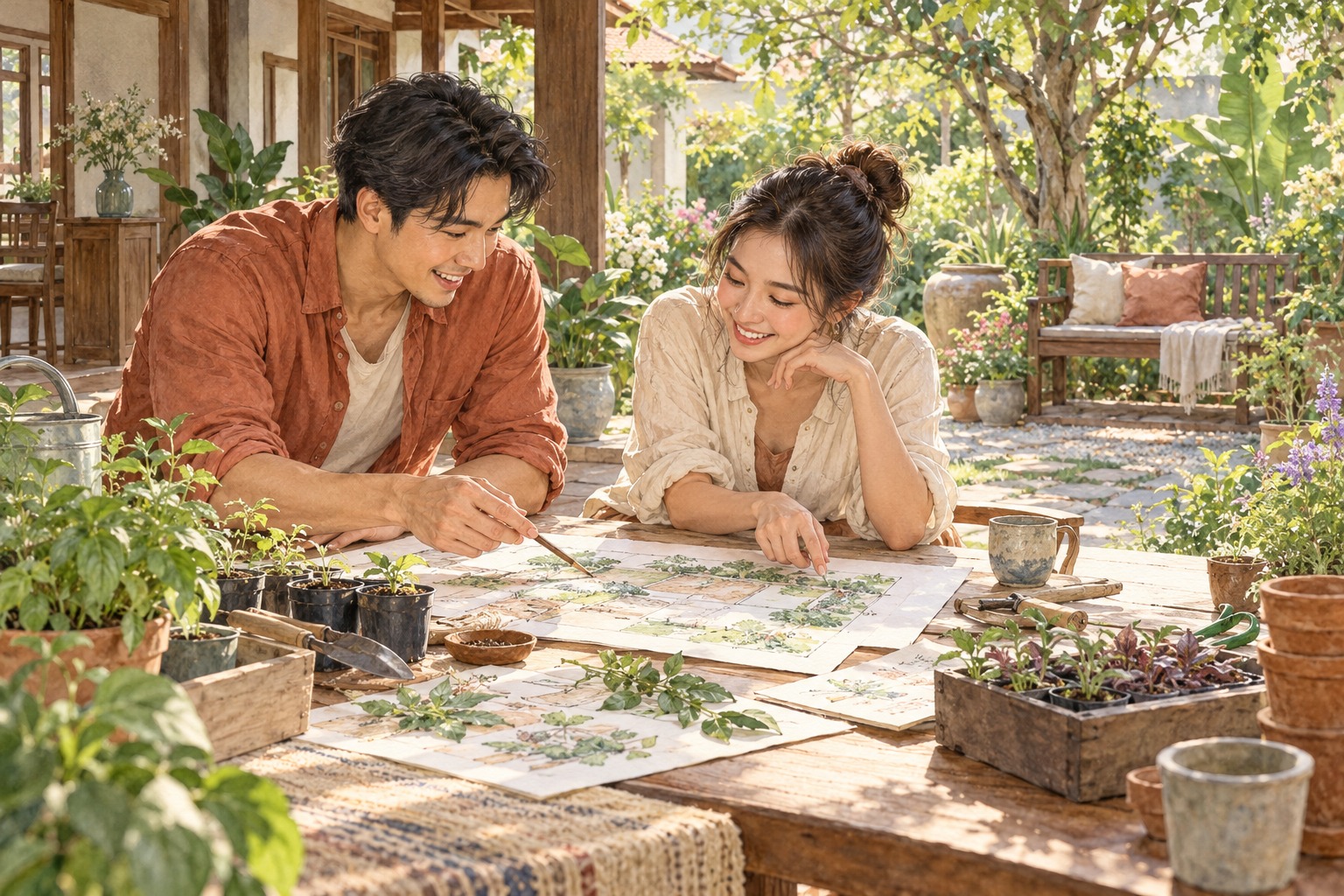ภาพประกอบบทที่ 6 — คู่ 0° ธาตุเดียวกัน