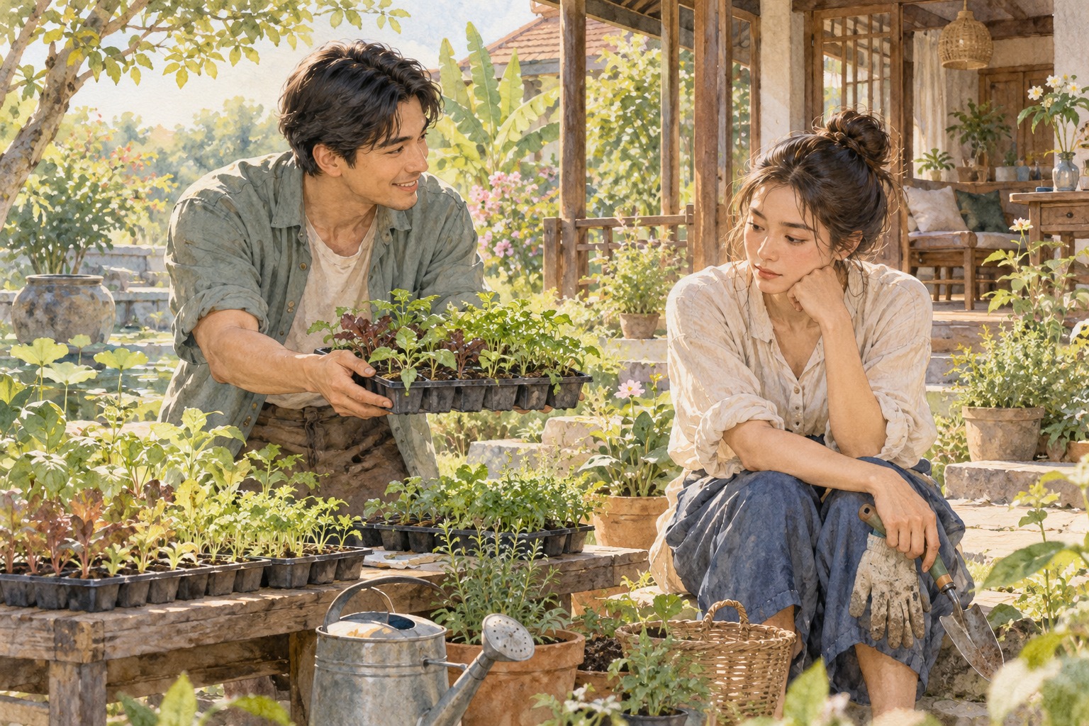 ภาพประกอบบทที่ 14 — ขั้วของคนหนึ่งเรียกขั้วตรงข้ามของอีกคน