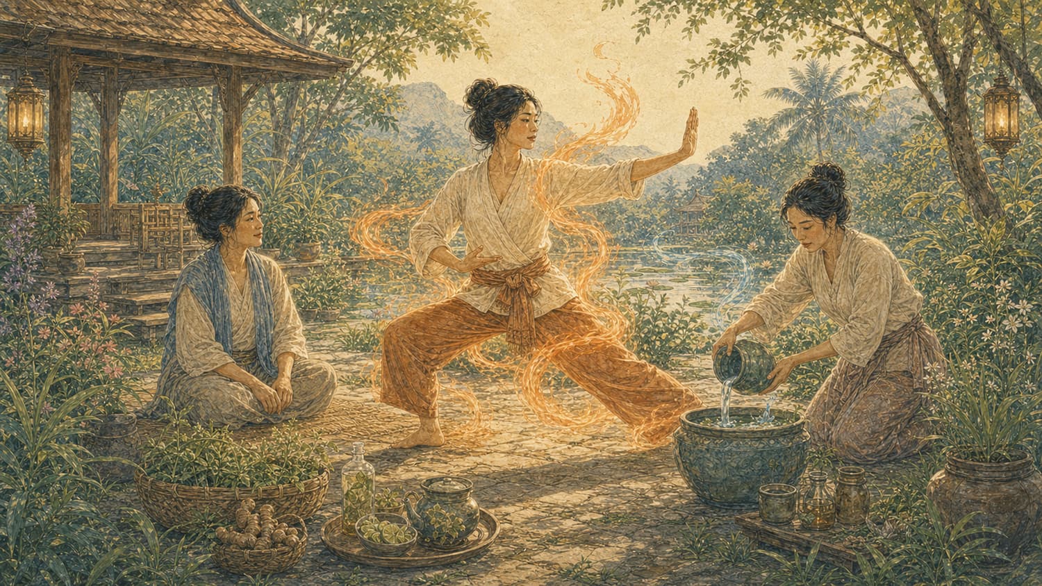 ภาพประกอบบทที่ 6 คนธาตุไฟ จังหวะที่ไฟต้องการ