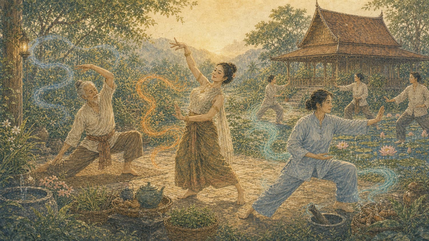 ภาพประกอบบทที่ 13 วิถีไทยและวิถีตะวันออก