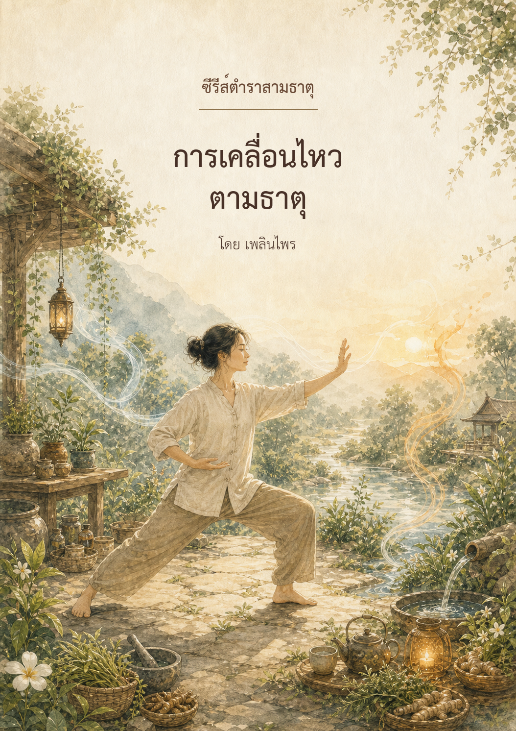 หน้าปกตำรา 3 ธาตุ การเคลื่อนไหวตามธาตุ