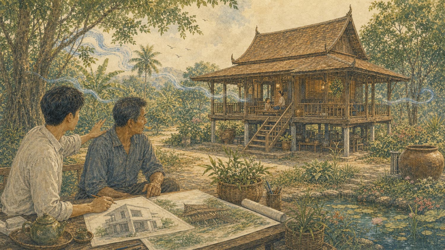 ภาพประกอบบทที่ 7 อาคารและที่อยู่อาศัย