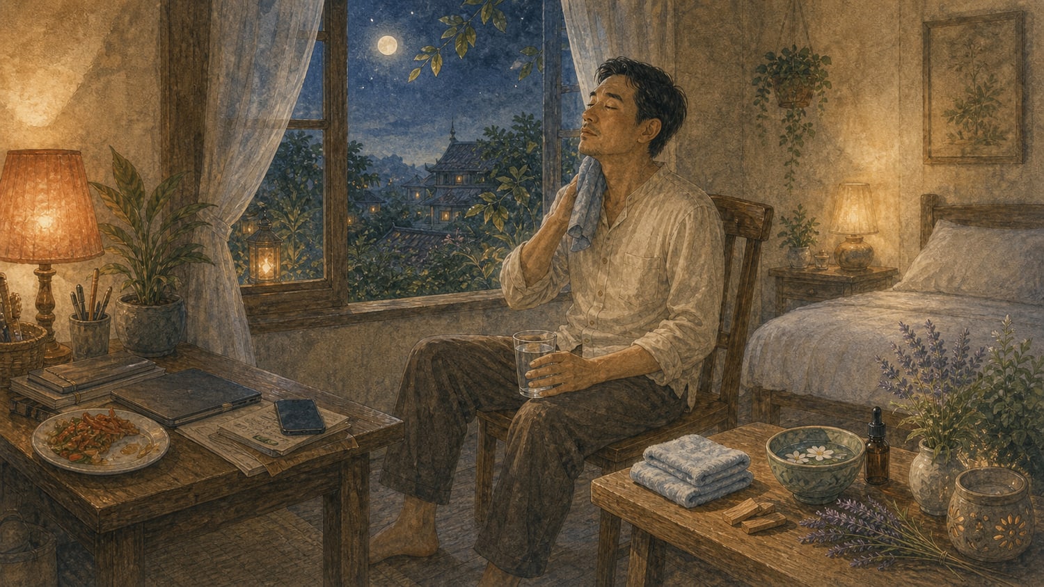 ภาพประกอบบทที่ 5 — คนธาตุไฟนอนอย่างไร