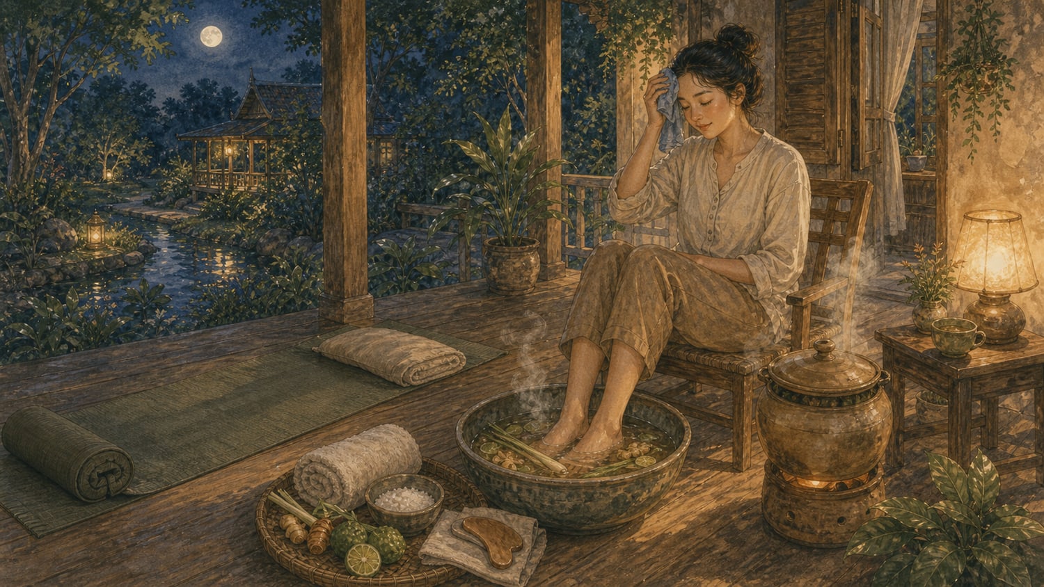 ภาพประกอบบทที่ 10 — สมดุลพลังไหลเวียน